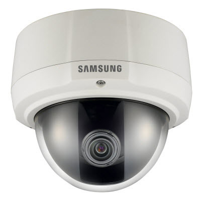 Hanwha Techwin America SCV-3082N WDR vandal-resistant dome camera with 650 TVL resolution