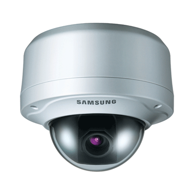 Hanwha Techwin America SNC-B5399 dome camera with SD memory slot for internal recording
