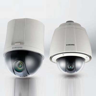 Hanwha Techwin America SNP-3302H 30x network PTZ dome camera