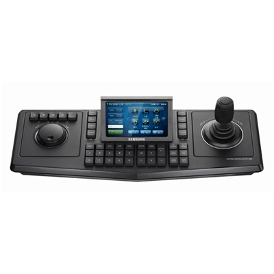 Hanwha Techwin America SPC-6000 telemetry transmitter and controller with 3D joystick to control PTZ function