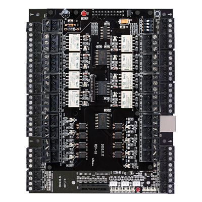 Hanwha Techwin America SSA-P400(T) intelligent 4 door access control panel with TCP/IP support