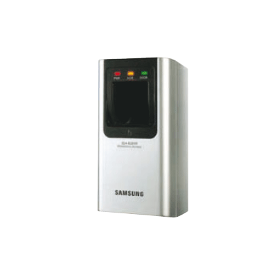 Hanwha Techwin America SSA-R2010 access control reader with fingerprint recognition capability