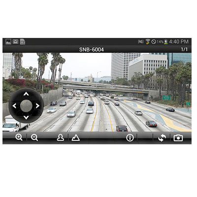Hanwha Techwin America SSM Andriod App monitor local or remote area through smart phones