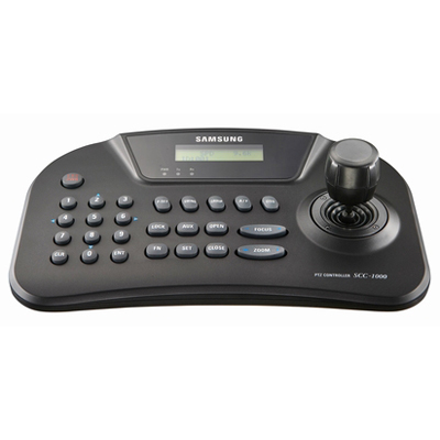 Hanwha Techwin America Techwin SCC-1000 PTZ control keyboard with joystick