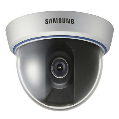 Hanwha Techwin America Techwin SID-56 1/3 High Resolution Mini Dome CCTV Camera with Built-in A/I fixed lens : 6 mm 