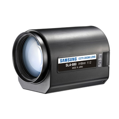 Hanwha Techwin America Techwin SLA-880 is a Auto Iris Professional 10XMotor Zoom