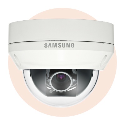 Hanwha Techwin America SCV-5082 1000TVL (1280H) Vandal-Resistant Dome Camera