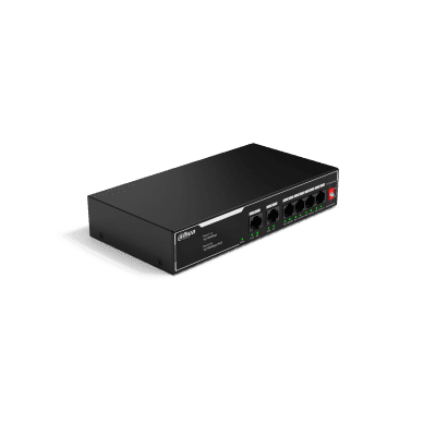 Dahua Technology SF1006LP 6-Port Fast Ethernet Switch with 4-Port PoE