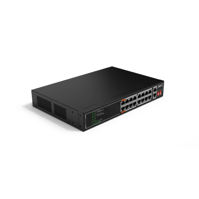 Dahua Technology SF1018LP 18-Port Unmanaged Switch with 16-Port PoE