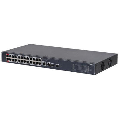 Dahua Technology SG4028LP 28-Port Cloud Managed Desktop Gigabit Switch with 24-Port PoE
