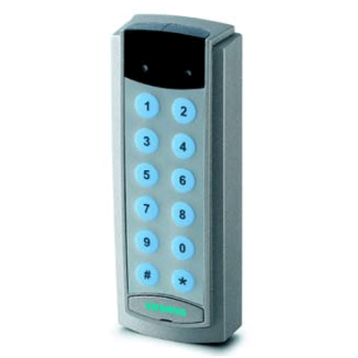 Siemens IAR6-30 access control reader with LCD display
