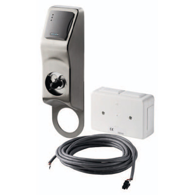 Siemens PD40-EM is a system Prox reader with an integrated electromechanical lock.