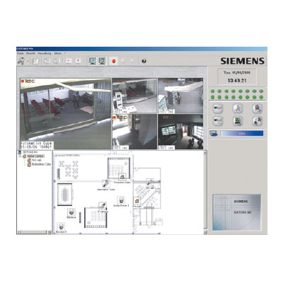 Network video recording with Siemens SISTORE MX NVS - intuitive software, complete functionality