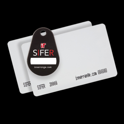 Inner Range SIFER-P pre-programmed ‘stock’ cards