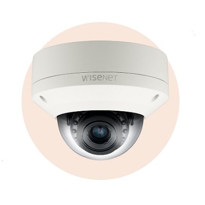 Hanwha Techwin America SNV-6085R 2MP Full HD Vandal-Resistant Network IR Dome