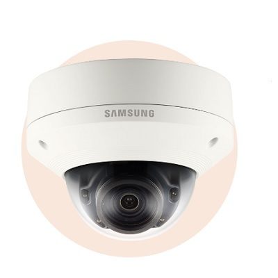 Hanwha Techwin America SNV-8081R 5M Vandal-Resistant Network IR Dome Camera