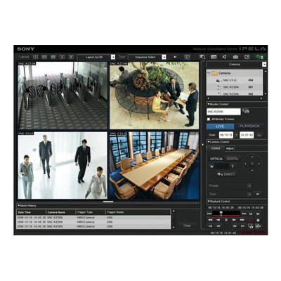Sony IMZ-NS109 intelligent monitoring software
