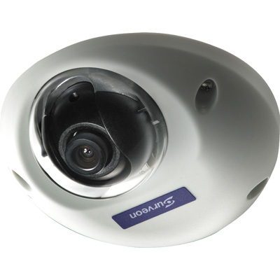Surveon 2 megapixel compact fixed dome IP camera ideal for shops and restaurants