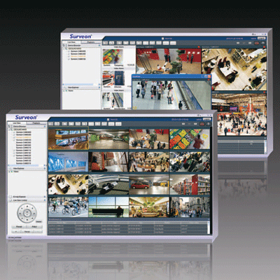 Surveon VMS2.4 CCTV software with powerful investigation modes