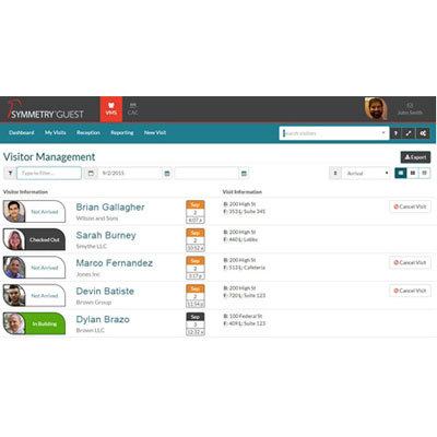 AMAG Symmetry GUEST visitor management software