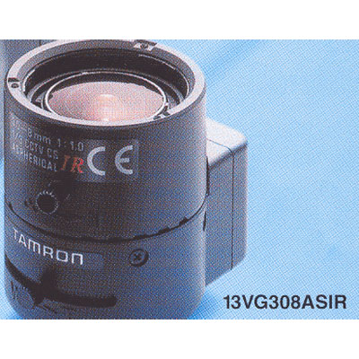 Tamron 13VG308ASIR-SQ 1/3'' infrared varifocal lens with auto iris