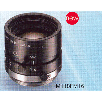 Tamron M118FM16 lens with 16mm focal length and manual iris