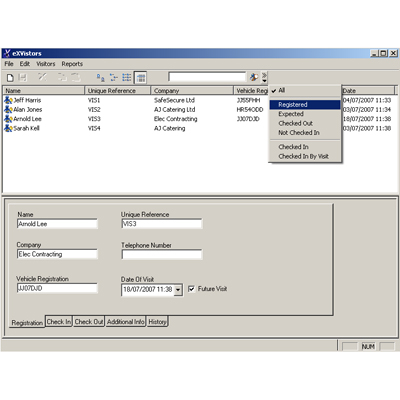 TDSi eXvisitors - Visitor Management Module