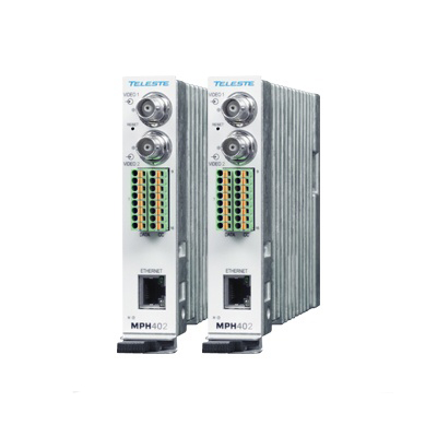 Teleste MPH402 two channel rack mount H.264 video encoder