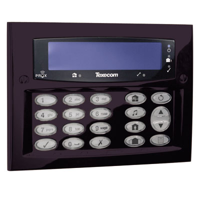 Texecom Premier Elite flush and surface mount keypad with 2 zone inputs