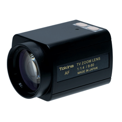 Tokina TM10Z0814AF CCTV camera lens with 1/2 inch chip