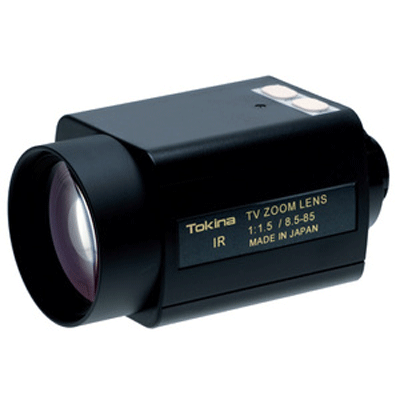 Tokina TM10Z8515N-IR motorised CCTV camera lens with 10x zoom