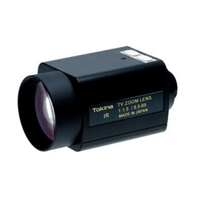 Tokina TM10Z8515NIR IR corrected CCTV zoom lens with C mount