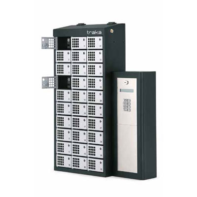 Traka Modular Lockers for asset management by RFID detection