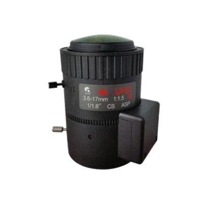 Infinova V1182-3617-C6R-P Lens, 6MP, 1/1.8", f=3.6-17mm, F1.5 ~ 2.8, CS Mount, P Iris
