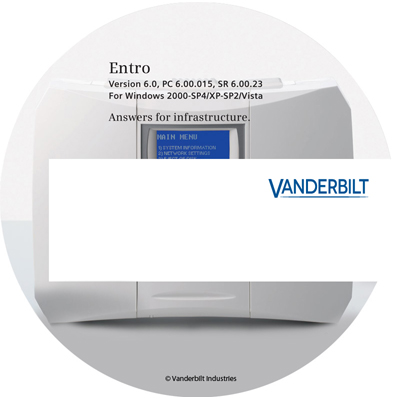 Vanderbilt Entro SW SE SiPass Entro software - Standard edition