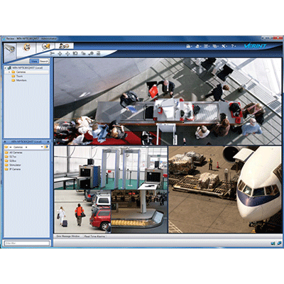 Verint Nextiva Review CCTV software with interactive map display of facility layouts and camera locations