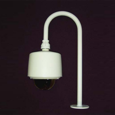 Vicon SVFT-USN-PM pole mount swanneck bracket for dome cameras