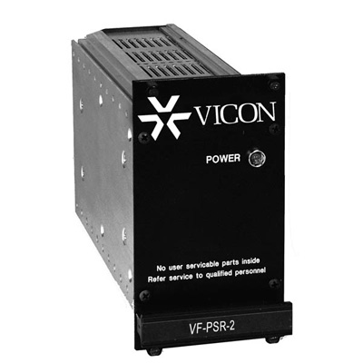 Vicon VF-PSR-2 fiber optic card cage and power supply