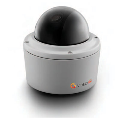 VideoIQ VIQ-CRD216-18-50 fixed day/night dome camera with 160 GB hard drive and 18 ~ 50mm lens