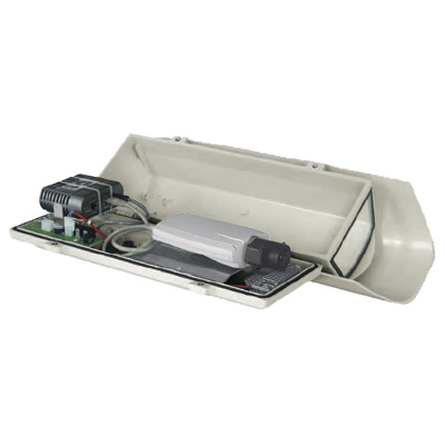 Videotec HOV HI-POE side opening aluminium housing with power heater and network camera