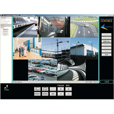 Visimetrics CONTROL SMS CCTV software for control and management of CCTV systems