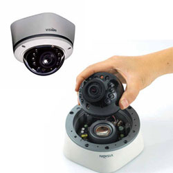 Visionhitech VDA140CSHR-VFA12IR super night vision IR vandalproof dome camera with 500 TVL