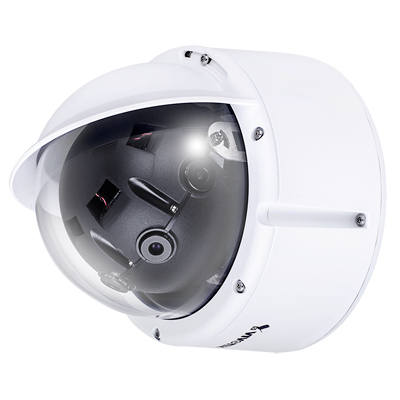 VIVOTEK adds new multiple-sensor vandal dome, MS8392-EV with aesthetic design