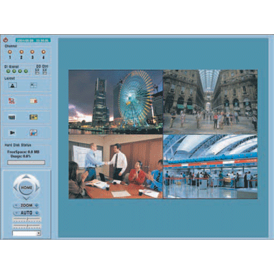 Vivotek ST2202 4 video stream CCTV digital recording software