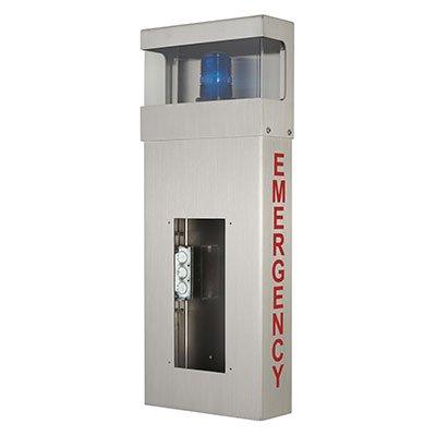 Aiphone WB-HE wall box with hooded light for housing emergency stations