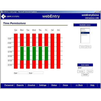 webEntry  - access control over the Internet