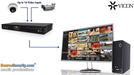 Vicon's 16-channel video encoder for hybrid VMS systems