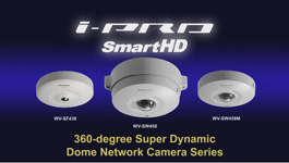 Panasonic 360 Degree Panoromic Indoor/Outdoor Network Megapixel Dome Cameras
