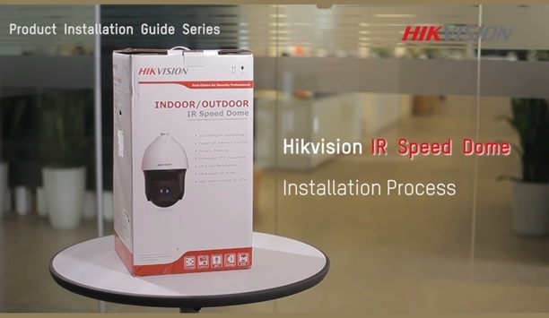Hikvision installation guide - 8-inch IR Speed Dome camera