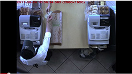 Arecont Vision 5-megapixel camera view of bakery checkout counter in California